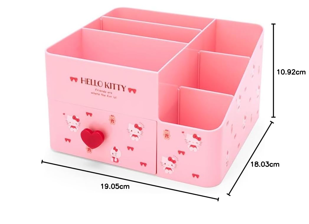 Amazon.co.jp: サンリオ(SANRIO) ハローキティ コスメ収納ボックス