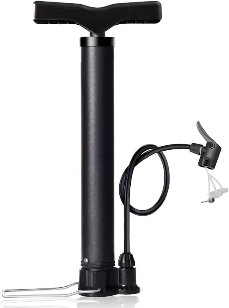 Amazon | 自転車 空気入れ フロアポンプ くうきいれ アルミ製 米式