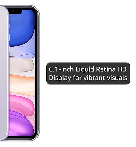 Amazon.com: Apple iPhone 11, 64GB, Purple - Fully Unlocked
