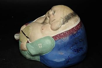 骨董】春画 置物 布袋様 裏絵 枕絵 裏隠し 浮世絵 骨董】春画 置物