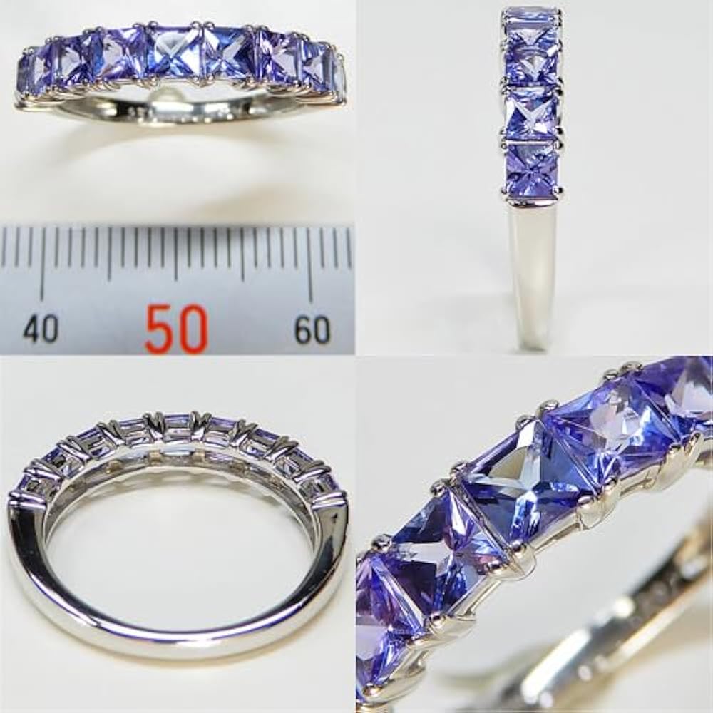 Amazon.co.jp: [Queen]プラチナ(Pt950) タンザナイト リング (T 1.2ct