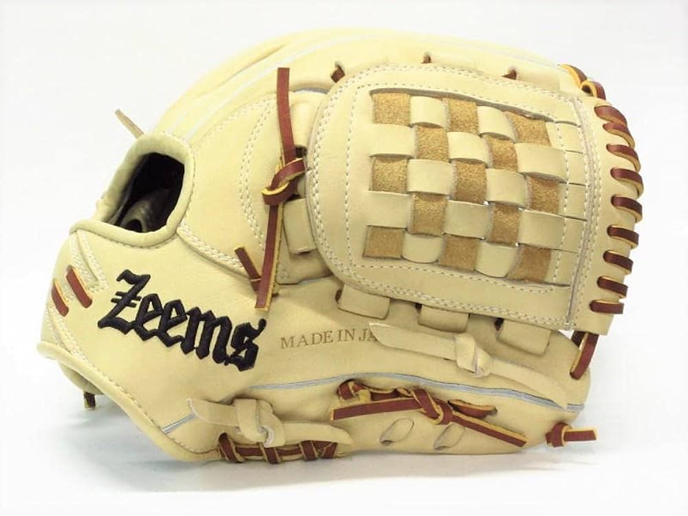 軟式グローブ 内野手用 キャメル ジームス Amazon | ジームス ZEEMS