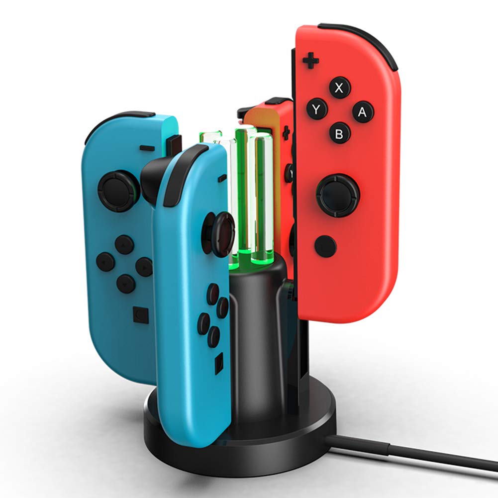 Amazon.co.jp: ジョイコン 充電器 Nintendo Switch対応 4台同時充電