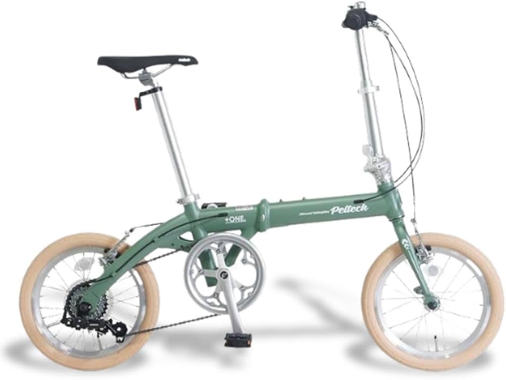 Amazon | PELTECH(ペルテック) 折りたたみ自転車 16インチ シマノ7段