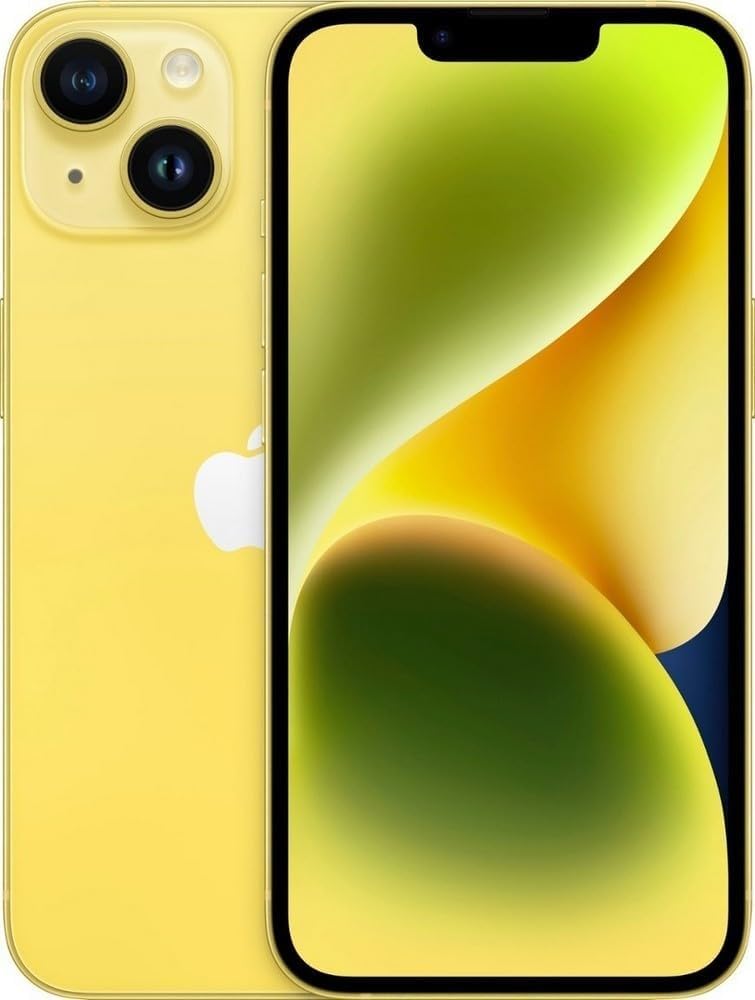 Amazon.com: Apple iPhone 14, 256GB, Yellow - Unlocked (Renewed
