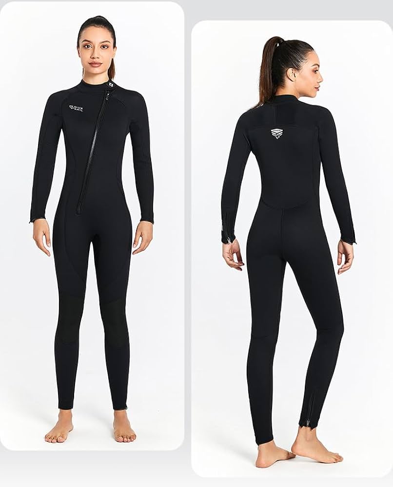 Amazon.co.jp: Dive & Sail Women's Wetsuit, 0.1 inch (3 mm), Full