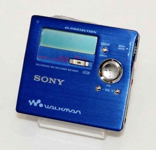 Amazon | SONY ソニー MZ-R909 ブルー ポータブルMDレコーダー （MDLP