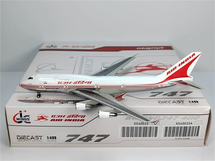 Amazon.com: ACE HOBBY JC Wings Air India for Boeing B747-400 VT
