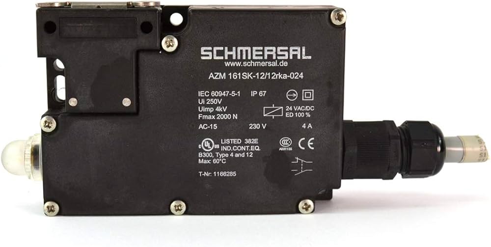 Amazon.com: SCHMERSAL AZM 161SK-12/12RKA-024 24 V AC/DC, 30 N