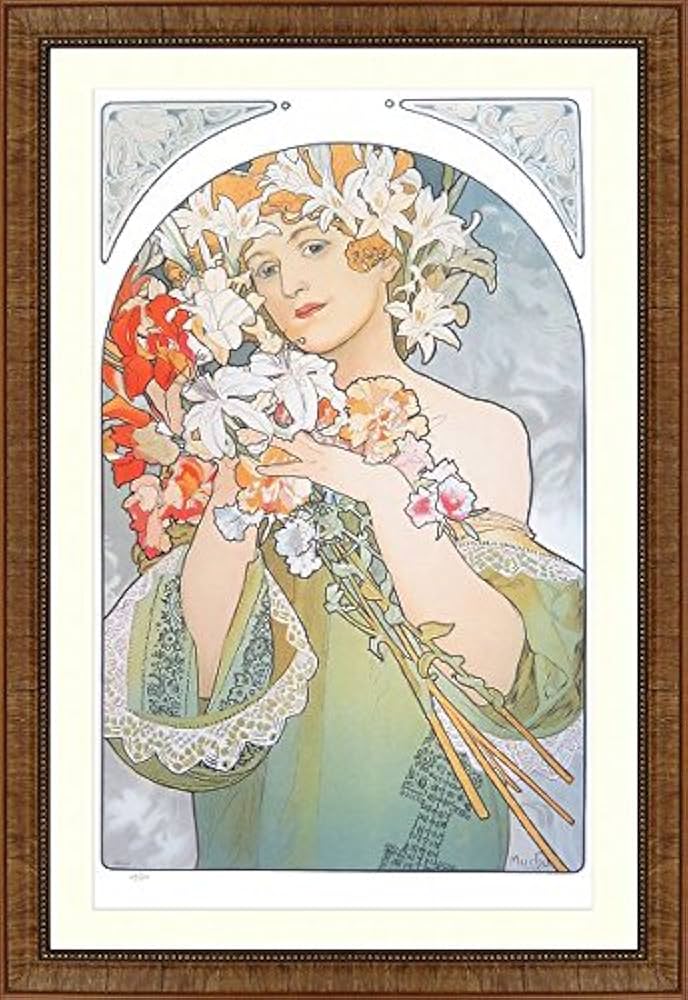 Mucha アルフォンス・ミュシャ 夢想 リトグラフ アールヌーヴォー