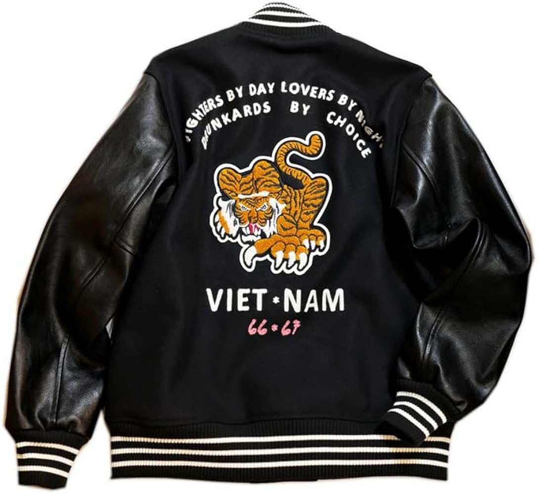 Amazon | HOUSTON (ヒューストン）メルトン/PUレザースタジャン