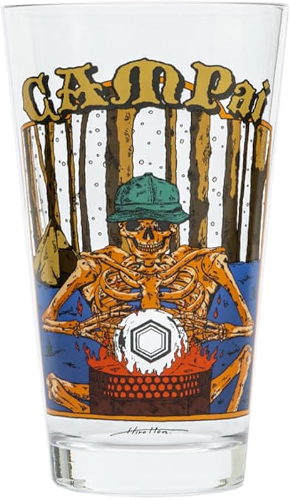 Amazon.co.jp: 【公式】キャンプぁい パイントグラス CANPai 480ml