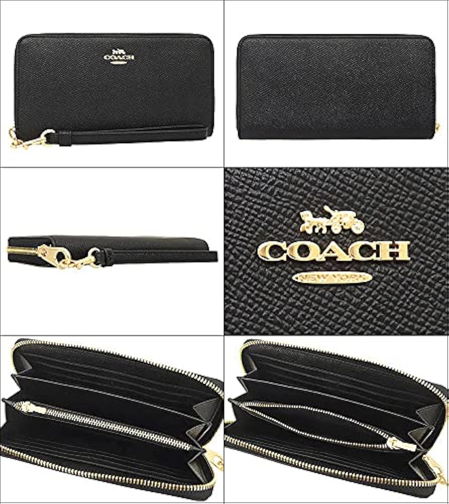 Amazon | [コーチ] 財布(長財布) FC3441 C3441 ブラック クロス