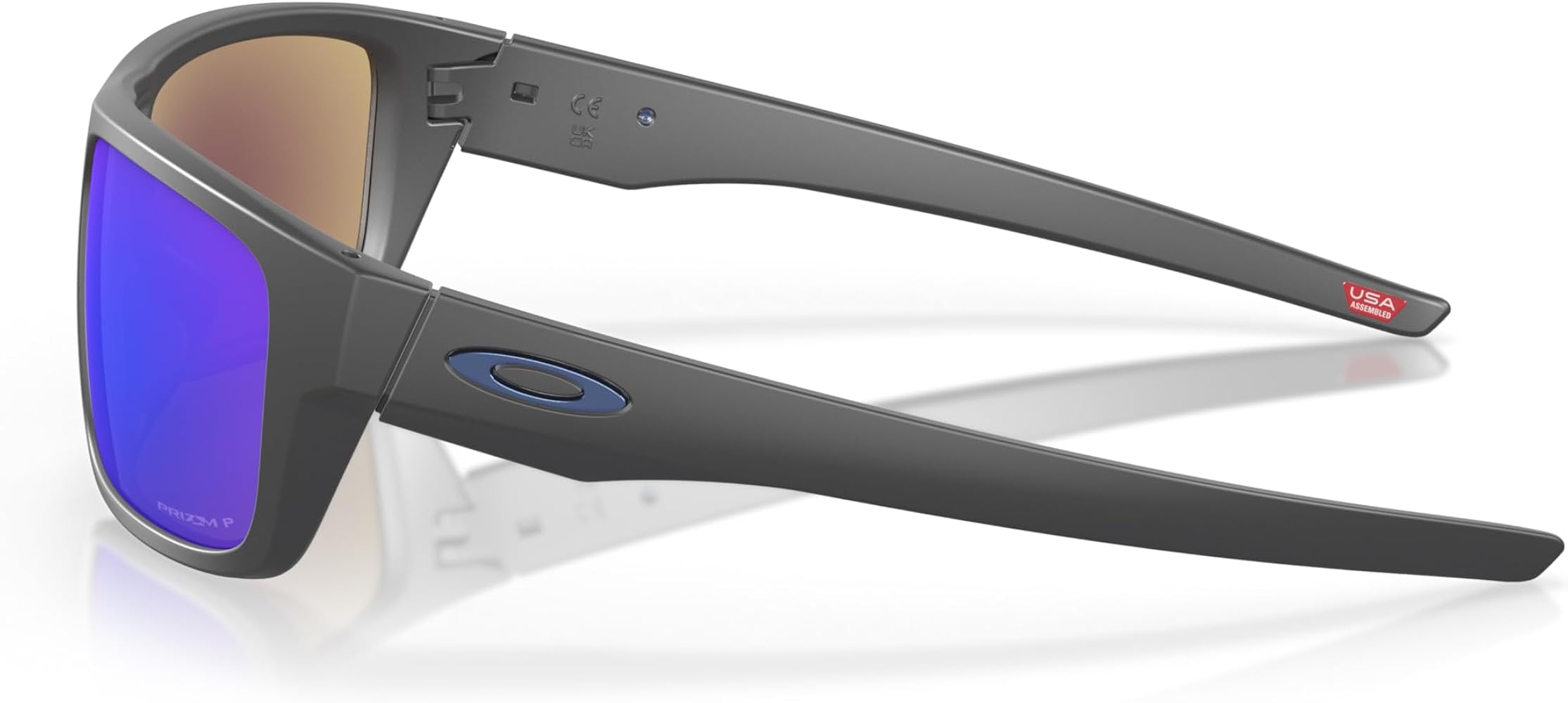 Amazon.co.jp: Oakley Men's Drop Point Polarized Sunglasses,Grey