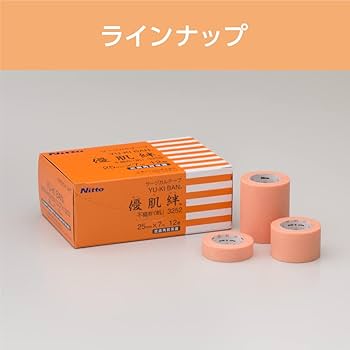 Amazon.co.jp: ニトムズ 優肌絆 不織布(肌) 12mm×7m 8巻入 スモール