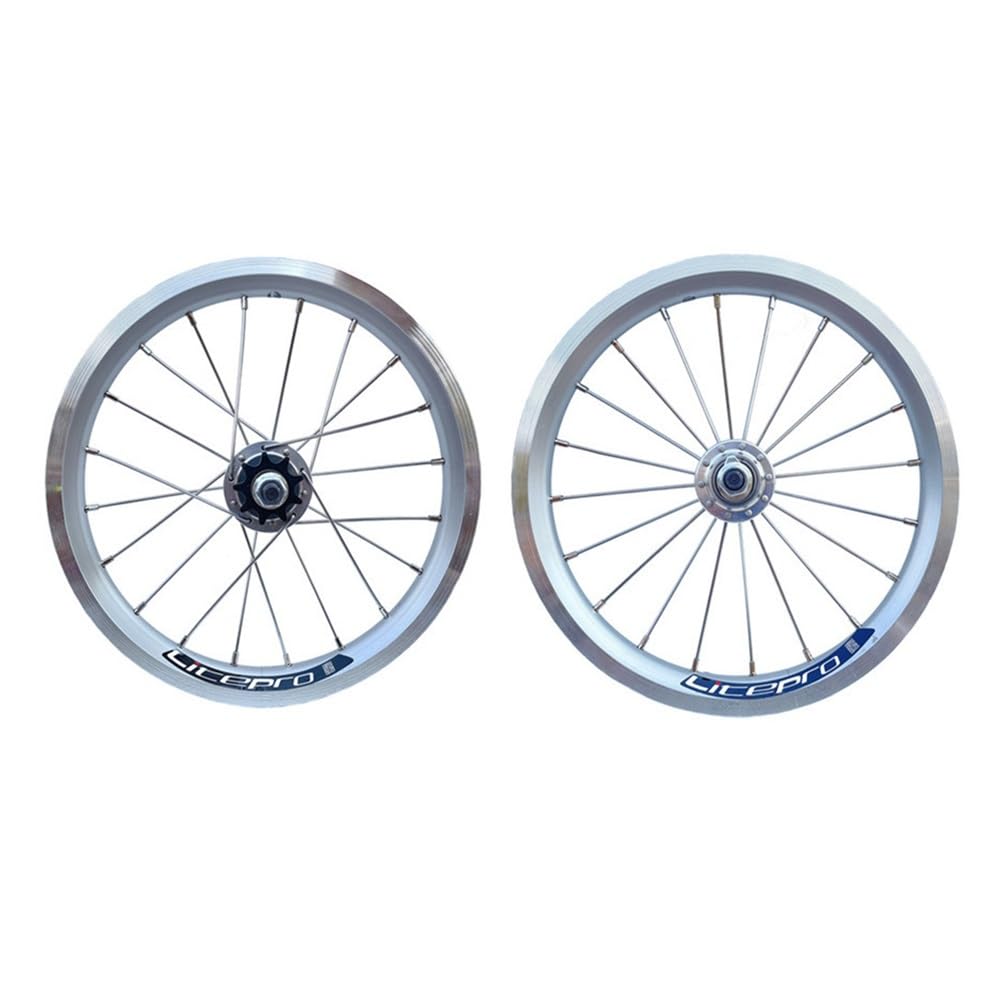 Amazon | 14インチ 折りたたみ自転車 ホイールセット 412 BMX 車輪 V