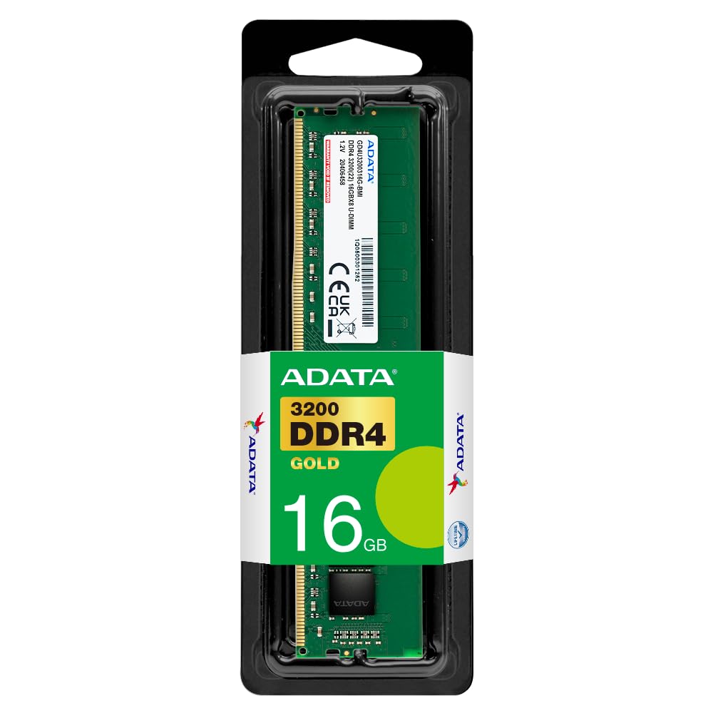 ADATA Premier DDR4 3200MHz 16GB UDIMM 288Pins Desktop PC Memory