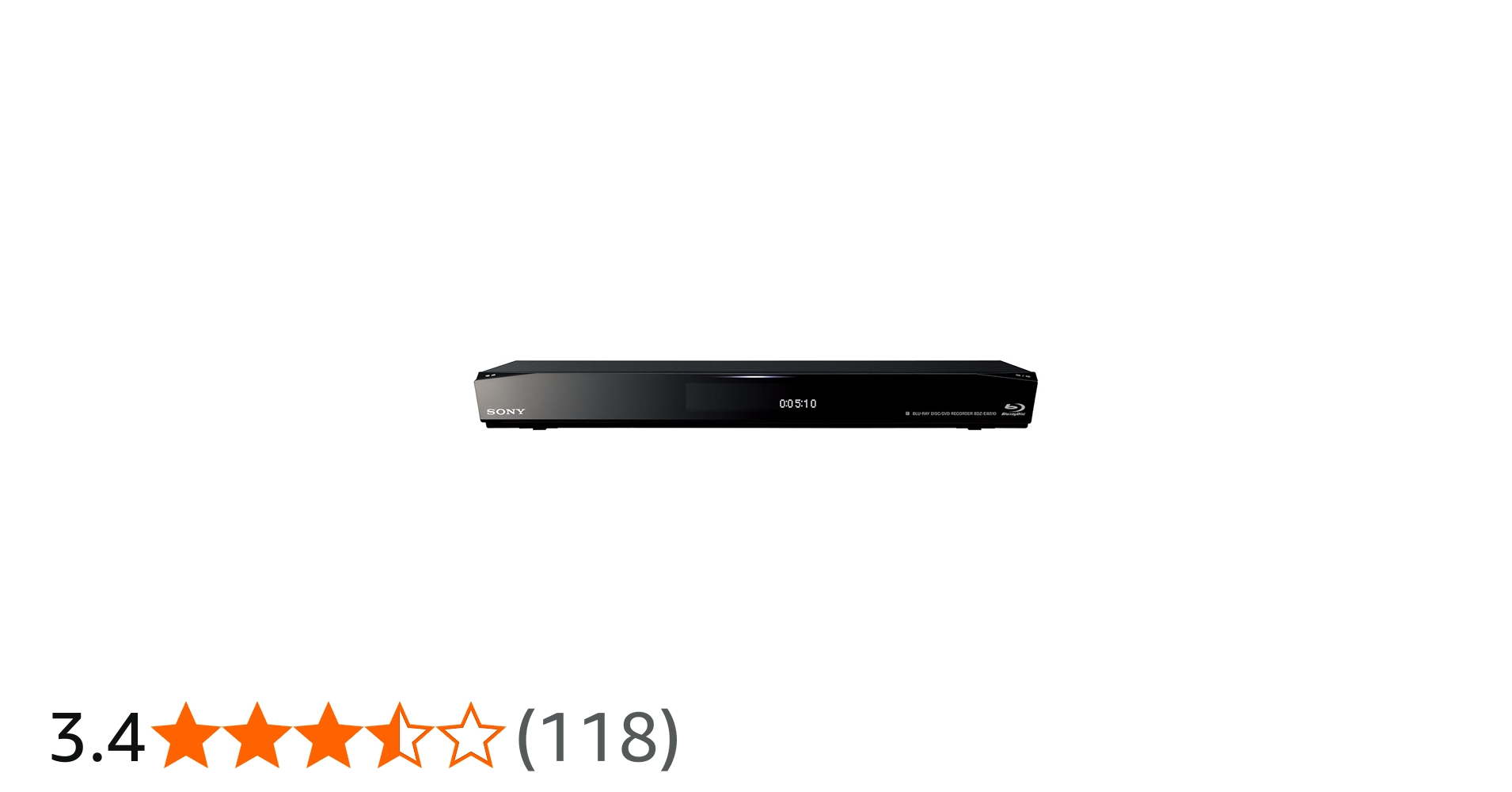 Amazon | SONY 500GB 2チューナー ブルーレイレコーダー BDZ-EW510