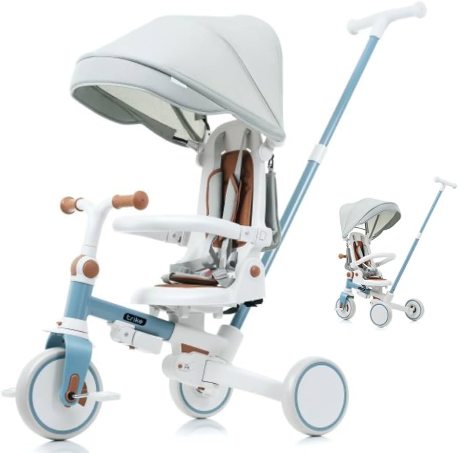 Amazon.co.jp: 子供用三輪車 押し手付き 7WAY ランニングバイク ペダル
