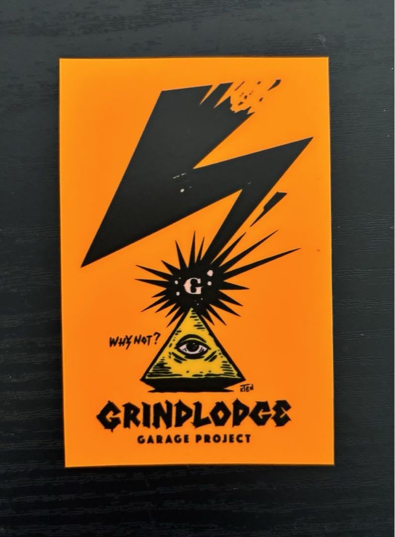 Amazon.co.jp: GRINDLODGE グラインドロッジ ステッカー オレンジ 蛍