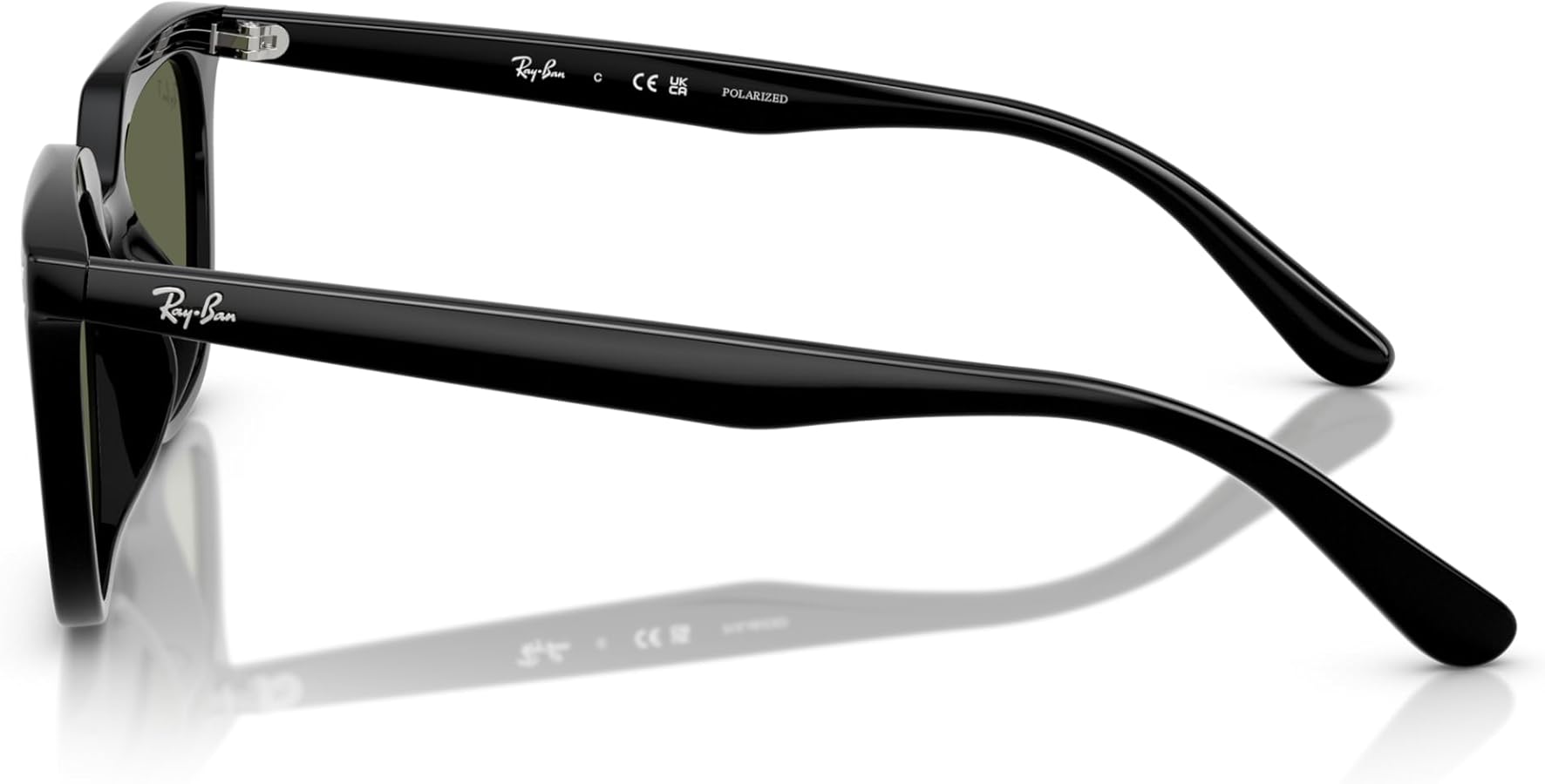 Amazon.com: Ray-Ban RB4439D Sunglasses, Black/Dark Green Polarized