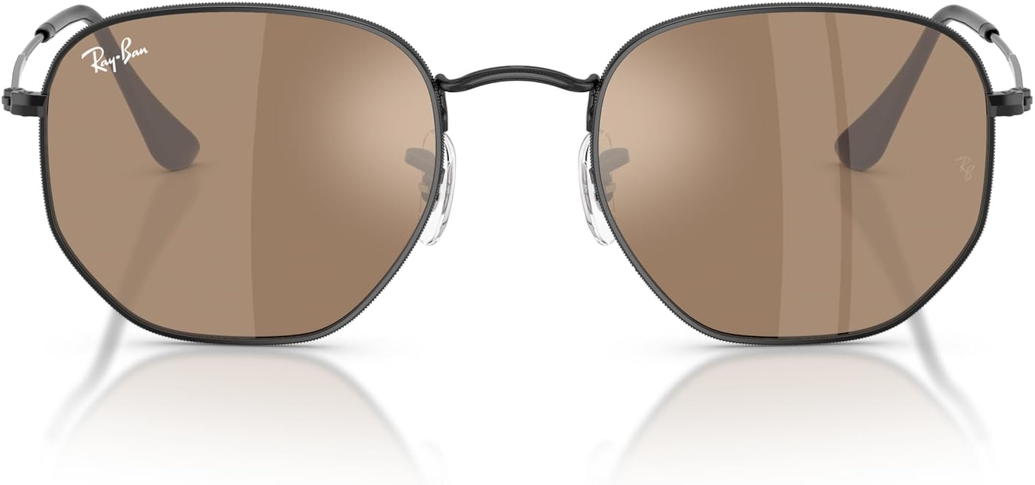 Amazon.com: Ray-Ban RB3548N Hexagonal Flat Lens Hexagonal