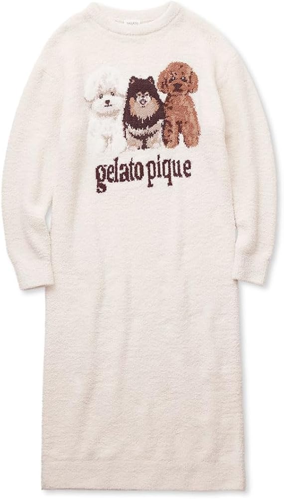 Amazon | ジェラートピケ gelato pique レディース パウダーDOG3柄