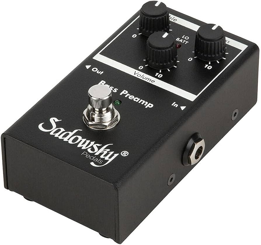 Amazon.com: Base Preamp/EQ Effect Pedal SAC PED SBP 2 V2 : Musical