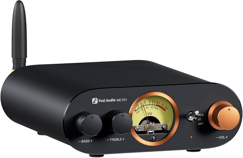 Amazon.co.jp: Fosi Audio MC101 Bluetooth ステレオアンプ 100W*2