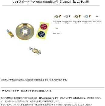 Amazon | アベイル(Avail) 75S HSギヤセット 75S-HGST 2500C用 Type2