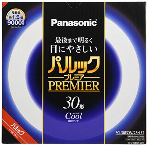 パナソニック パルックプレミア 30W クール色 FCL30ECW28HF2 (電球