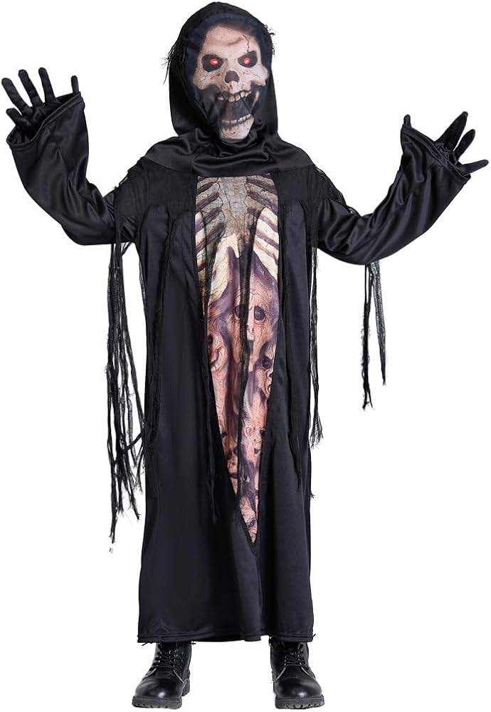 Amazon.co.jp: [ロングペン] ハロウィン 悪魔 ガウン着 コスプレ仮装