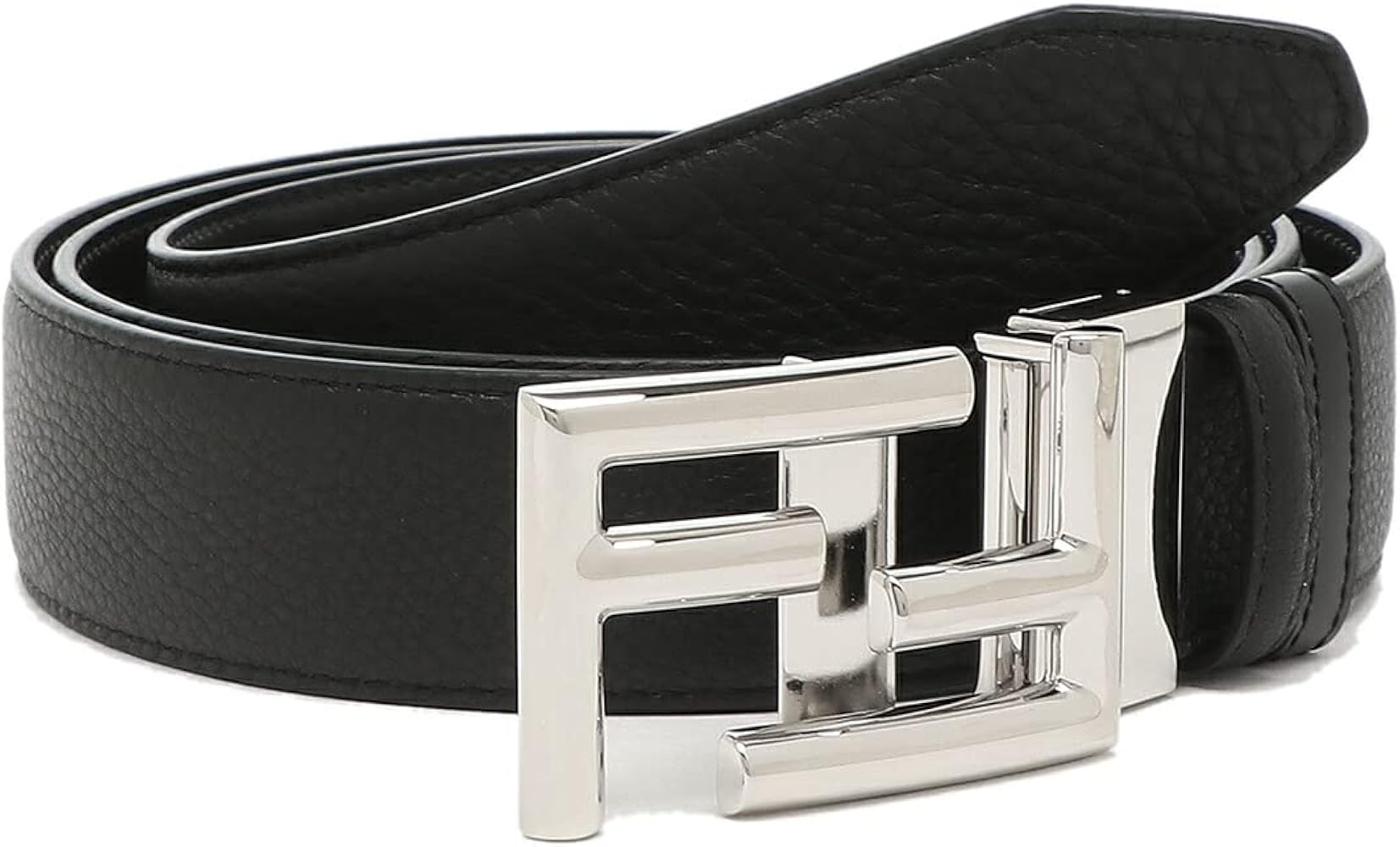 Amazon | [フェンディ] ベルト ロゴ ブラック メンズ 7C0344 70JF