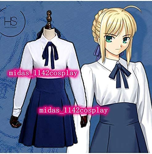 Amazon.co.jp: 漫尚cosplay セイバーSaber 私服 日常制服 コスプレ衣装