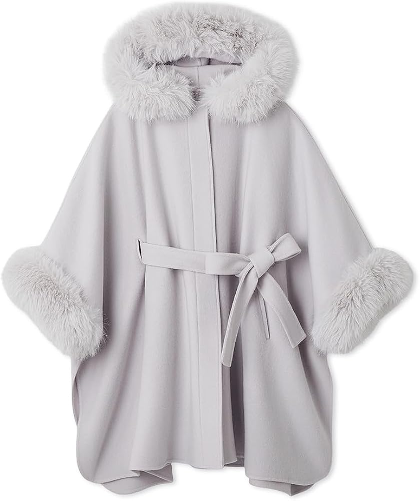 Amazon.co.jp: [セルフォード] ファーポンチョコート CWFC255006