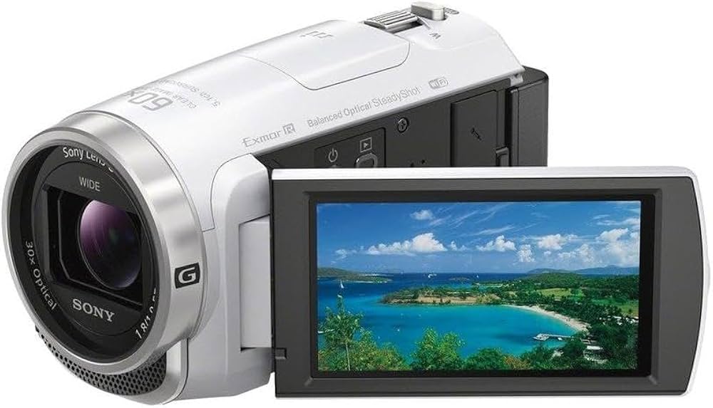 Amazon | SONY ビデオカメラHDR-CX675 32GB 光学30倍 ホワイト