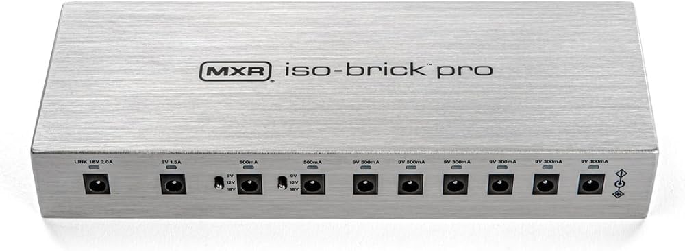 MXR M242 ISO-BRICK PRO POWER SUPPLY - 可変ポート2口を含む10口の
