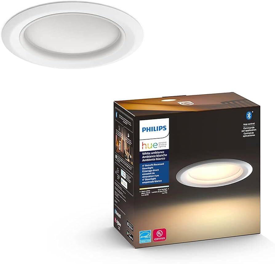 Philips Hue White Ambiance Smart Retrofit Recessed Downlight 4