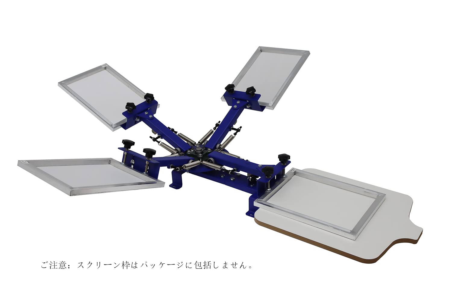 Amazon.co.jp: INTBUYING シルクスクリーン 印刷機 刷り台 4色 360度