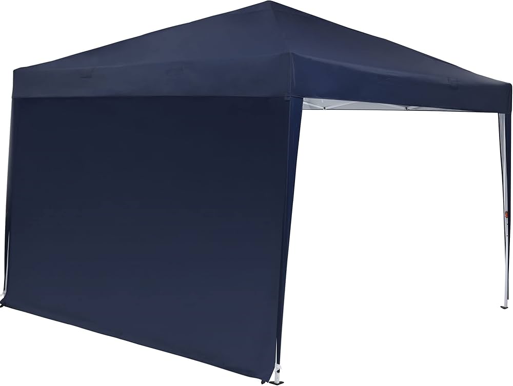 vidaXL パーティーテント 3m x 3m ネイビー vidaXL パーティーテント