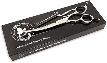 Amazon | HASHIMOTO ペット用ハサミ、少し曲がった刃、プロのペット