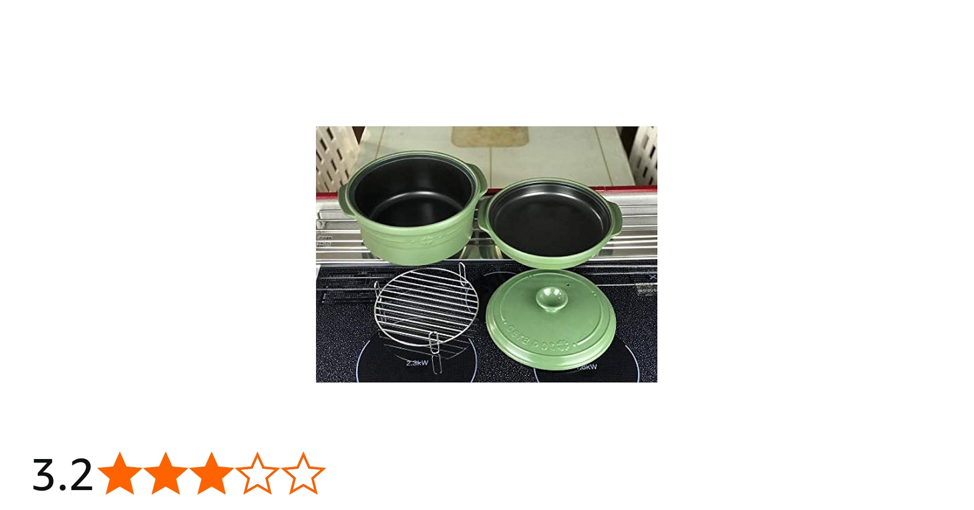 M1272 【未使用】セラポット モスグリーン 26cm 5点セット M1272 【未