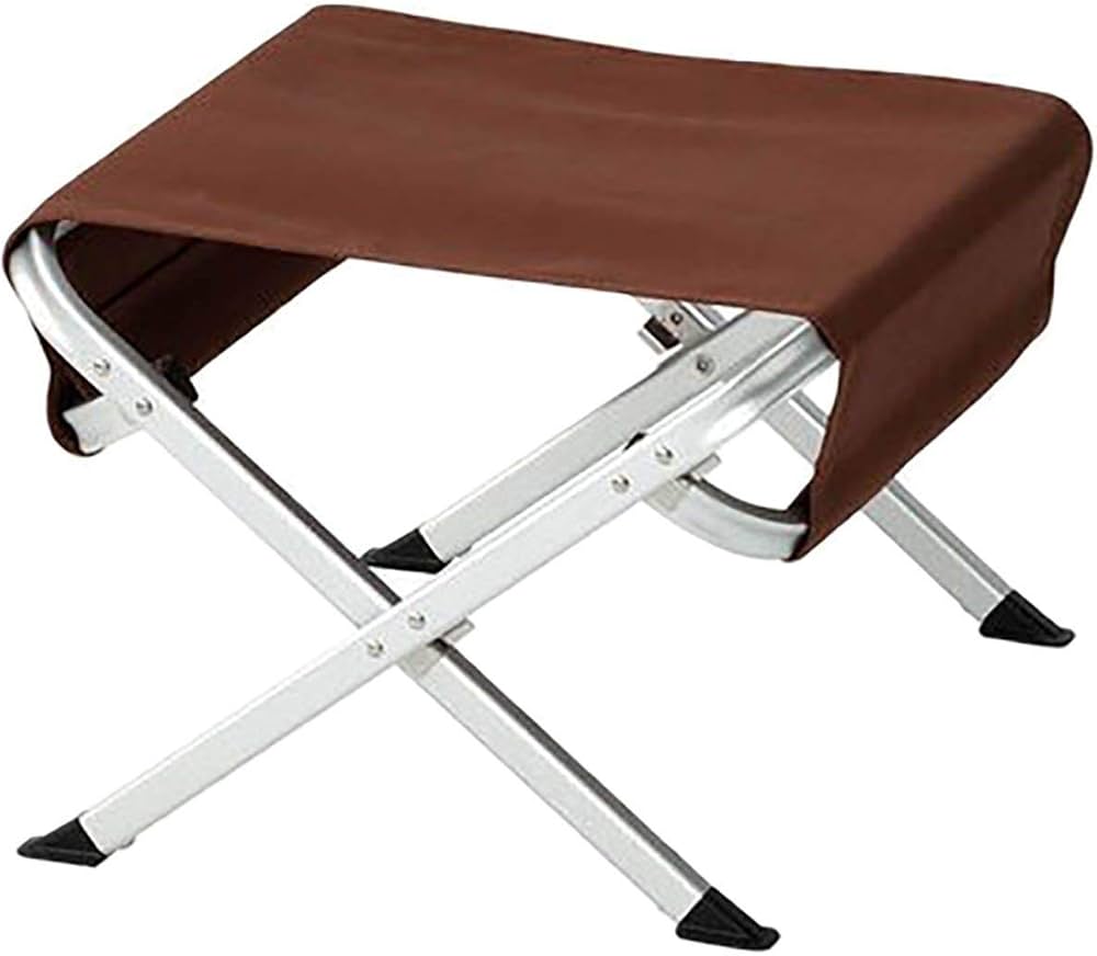 Amazon.co.jp: Snow Peak LV-103BR Low Chair Ottoman Brown : Home