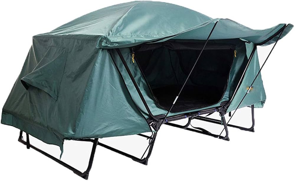 Amazon | 大型 テントコット 高床式テント 2人用 キャンプ テント