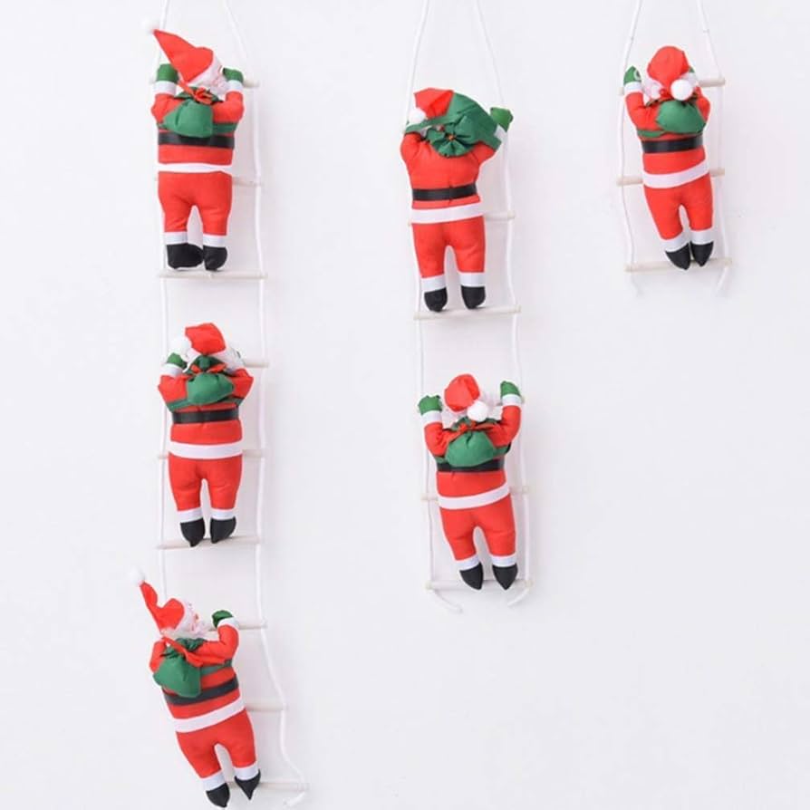Amazon.co.jp: ZOYUBS サンタはしご クリスマスツリー飾り クリスマス