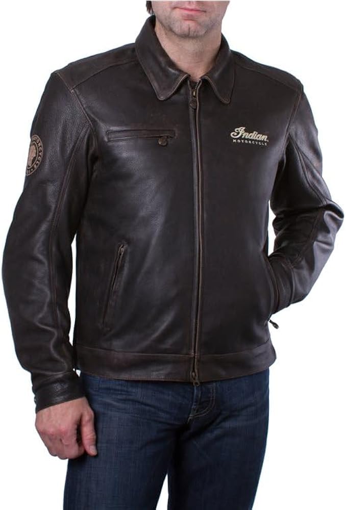 Amazon.com: Indian Motorcycle Men's Leather Classic Riding Jacket