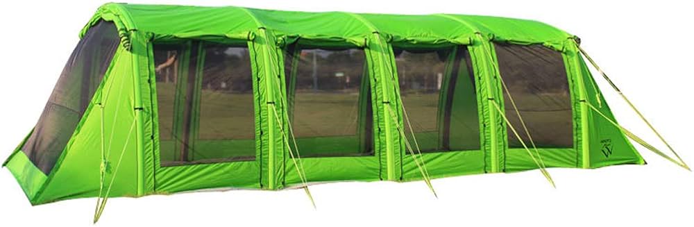 FIGHTWOLF エアーテント 大型 トンネル型 空気ポール式 5〜8人用