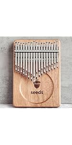 Amazon | seeds カリンバ 41キー 軽量 親指ピアノ 初心者セット （3段