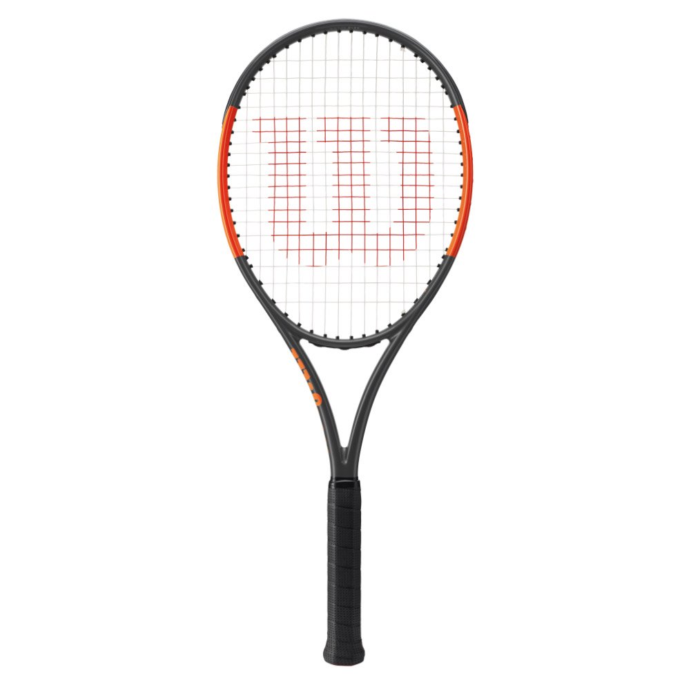 Amazon | Wilson Burn 100 CVテニスラケット、オレンジ/ブラック