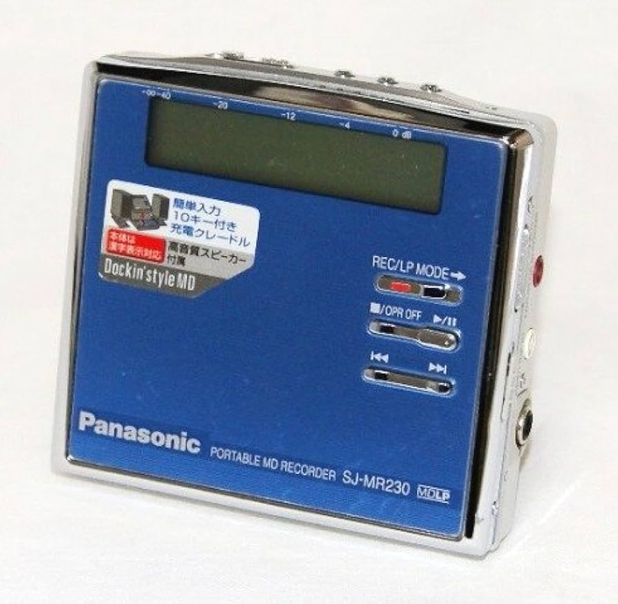 Amazon | Panasonic パナソニック SJ-MR230-A ブルー ポータブルMD